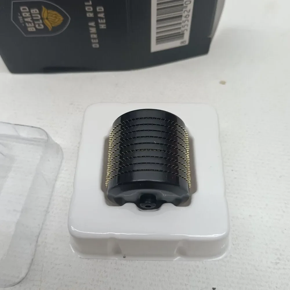 Beard Club Derma Roller Head 540 Stainless Promotes Thicker‎ Fuller Beard NIB